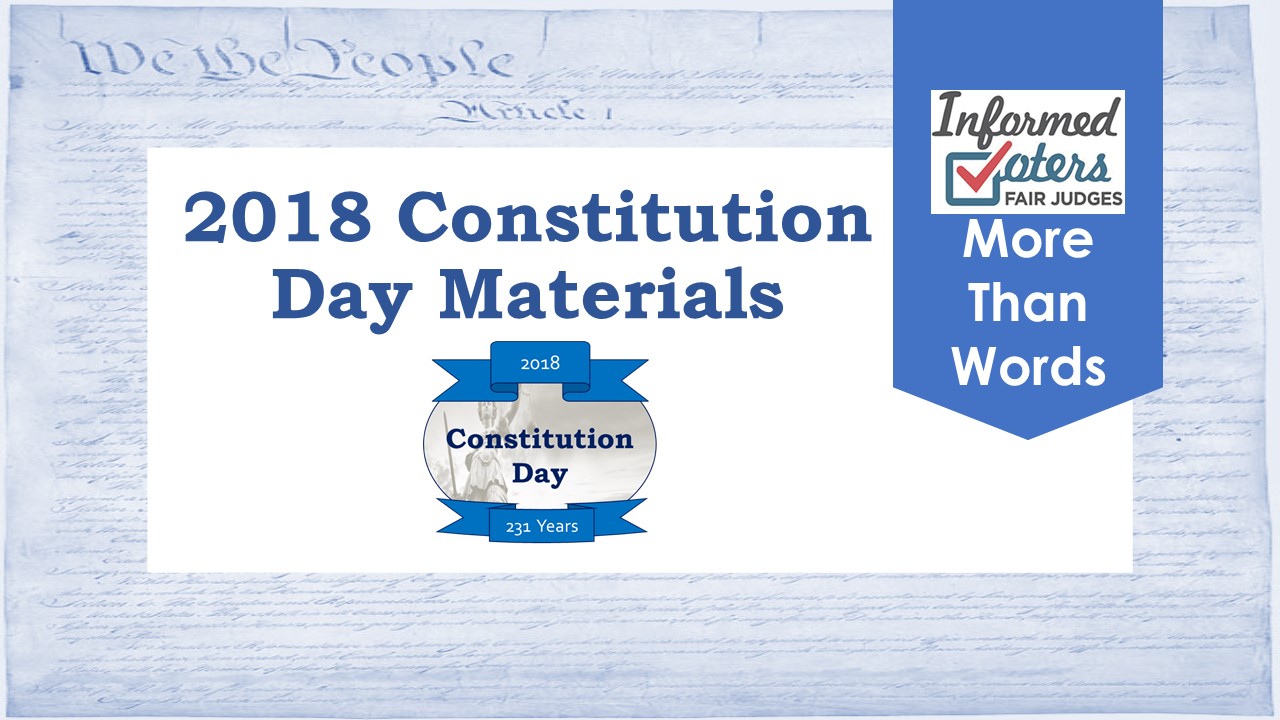 2018 Constitution Day Materials Have Arrived!